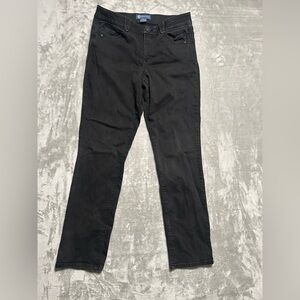 Democracy Patriot Straight Jeans Women’s 12 Tall Ab Solution Black
